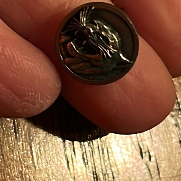 Dieges & Clust Pin snarling cougar panther lion jaguar rare vintage silver - Picture 4 of 9